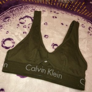 Olive Green Bra